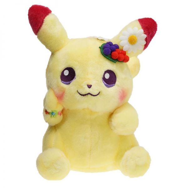 8inches Pokemon Easter Day Pikachu anime plush doll